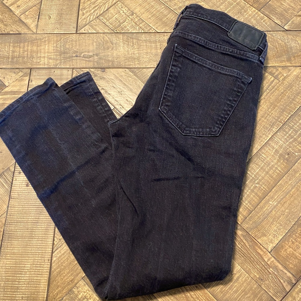Abercrombie & Fitch Black Felix Super Slim Distressed Jeans